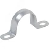 Скоба металлическая двухлапковая d=31-32мм