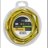 Трубка термоусадочная ТТУ нг-LS 4/2 желто-зеленая (2м/упак) IEK