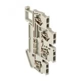 Колодка клеммная самозажимная двойная JXB-ST-1.5 17.5А серая PROxima