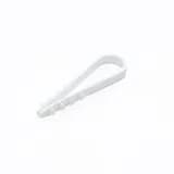 Дюбель-хомут для круглого кабеля d11-18 мм белый (100 шт/уп) Промрукав