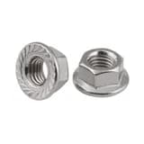 Гайка шестигранная с фланцем М8 DIN 6923 цинк. (пакет) (уп.35шт) Tech-Krep/Zitar 141609