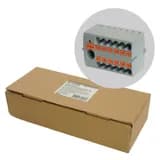 Зажим блочный групп для распредтока нагрузки pushin на 12 точек сеч 25 мм2 690V41А1точка интегр питание LD580 PTFIX 61225 49748