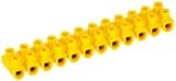 Колодка клеммная ЗВИ-20 н/г 4-10кв.мм 12 пар желт. IEK UZV7-020-06