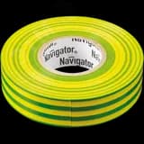 Изолента ПВХ желто-зеленая 15мм 20м