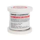 Припой с канифолью ПОС-61, 100г, 1,5мм, (олово 61%, свинец 39%), катушка