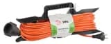 Удлинитель-шнур на рамке 1х30м без заземл. 10А IP20 UFx-1-2х1.0-30m ПВС 2х1 Эра Б0043041
