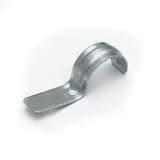 Скоба металлическая однолапковая СМО d25-26 мм для монтажного пистолета (без отверстий) (100 шт/уп) Промрукав