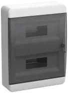 Корпус ЩРН-П-24 TEKFOR IP41 черн. прозр. дверь пластик. IEK TF5-KP12-N-24-41-K01-K03