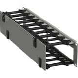 Кабель-органайзер горизонтальный 19" 2U серый РФ ITK