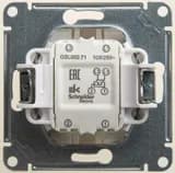 Переключатель перекрестный 1-кл. СП Glossa 10А IP20 (сх. 7) 10AX механизм перламутр. SE GSL000671
