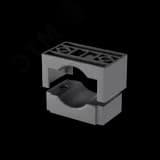 Рядное крепление для кабеля диаметром 25-40 мм КМ-профиль