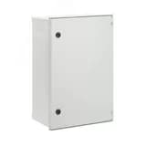 Цельный навесной шкаф из фибергласа без МП со сплошной дверью 600х500х230 (ВхШхГ) мм