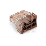 Клемма шестипроводная 1.5-4мм.кв одножильная