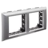 Рамка-суппорт 4мод. Avanti для «In-liner Front» серебр. металлик DKC 4404914