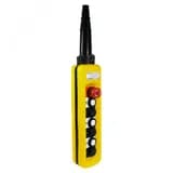 Пост кнопочный ПКТ-60Б У2, IP65, кнопка блокировка с фиксацией (красная), вверх, вниз, влево, вправо, вперёд, назад, 6NO