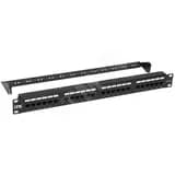 Патч-панель 1U кат 5е UTP 24 порта с кабельным органайзером