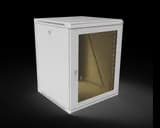 Шкаф телекоммуникационный настенный разборный МИКсистем 19" Keys 15U 600*600 дверь стекло