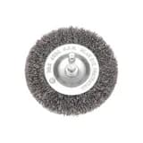 Щетка дисковая для дрели витая стальная проволока 75мм Kranz KR-91-1245