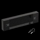 Защитный экран 3U, перфорированный 19 дюймов, черный RAL 9004 SYSMATRIX PS 0300.9000