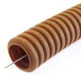 Труба гофрированная ПВХ лёгкая 350 Н бук с/з d20 мм (50м/3600м уп/пал) Промрукав