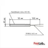 Датчик температуры (кабель 0.5 м) PT100 B 5x50 мм