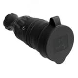 ОМЕГА Розетка переносная каучук 16А 2Р+E IР44