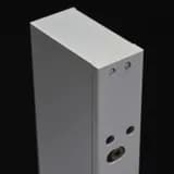 Электромагнитный замок (сила удержания 280кг), цвет белый, RAL9016(белый) RL-EM280-L0W R-Lock