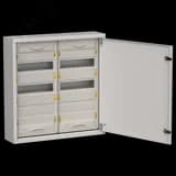 TITAN 5 Корпус металлический ЩРн-72 (2х36) 585х570х140мм IP31 серый (одна дверь) IEK IEK