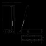 Доводчик дверной с ветровым тормозом ISP НОРА-М 830 ВС (Серебро)