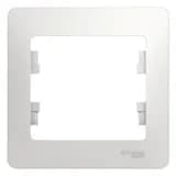 GLOSSA Рамка 1 пост белая