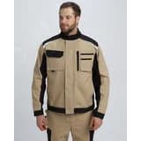 Куртка Милан CH (тк.Смесовая,260), бежевый/черный, р. 44-46/182-188