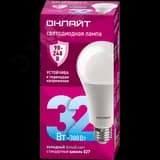 Лампа светодиодная 32вт OLL-A70-32-230-6.5K-E27 PRO 90-240В ОНЛАЙТ