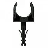 Крепеж-клипса с дюбелем черная д16 в малой упаковке (10шт/900шт уп/кор)