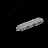 Клемма TB 2-2 с бок. подключ. с крепеж.фланцами, сечение 1,5 мм. кв., серая