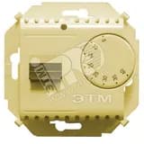 15 Регулятор для теплого пола с зондом 16А 230В 3600Вт 5-40 гр. IP20 слоновая кость