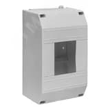 Щит распределительный навесной ЩРн-П-4 IP20 пластиковый без дверей 1/4 КМПн белый EKF