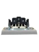 Розетка СП BRITE РСР14-1-0-БрА 16А в сборе с заземл. защ. шторки алюм. IEK BR-R14-16-K47-F