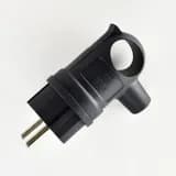 Вилка 16А 2P+PE 220-240В IP44 с ручкой каучук LEZARD 106-0400-0109/109