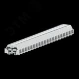 Клемма TB концевая 2-2 с бок. подключ. с защелк. ножками, светло-серая SUPU