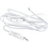 Шнур для бра ШВВП-ВП 2х0.75 с проходн. выкл. и электр. вилкой 1.7м бел. UNIVersal А1060