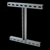 Крепление к двутавровой балке H-образное 400х200 мм КМ-профиль