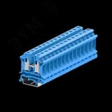 Клемма SUK 1-1 винтовая, сечение 10 мм. кв., синяя