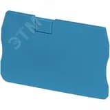 Крышка торцевая 2.2мм 2 точки присоединения синяя под пружинные клеммы NSYTRR22/NSYTRP22