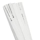 Термоусаживаемая трубка ТУТ нг 10/5 белая в отрезках по 1м EKF PROxima