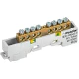 TEKFOR Шина PE земля неизолированная на универсальном держателе 6х9-8-Ж IEK