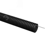 ELASTA Труба гофрированная ПВХ d=50мм с зондом черная (15м) IEK