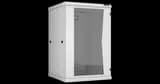 Настенный шкаф 19", 18U, стекло, 600х600, разборный, серый TLK TWC-186060-R-G-GY