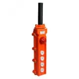 Пост кнопочный ПКТ-40Б У2 5А IP54 кнопка БЛОКИРОВКА с фиксацией (красная) стоп/вверх/вниз/влево/вправо