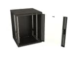 Шкаф настенный 19-дюймовый (19") Hyperline TWB-FC-1866-GP-RAL9004