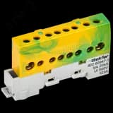 TEKFOR Шина PE земля изолированная на универсальном держателе 8х12-8-ЖЗ IEK